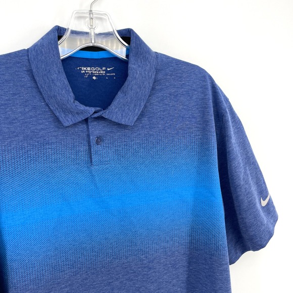 Nike Golf Other - Nike Golf UV Performance Polo Shirt Mens Large Blue Arizona Grand Resort Logo